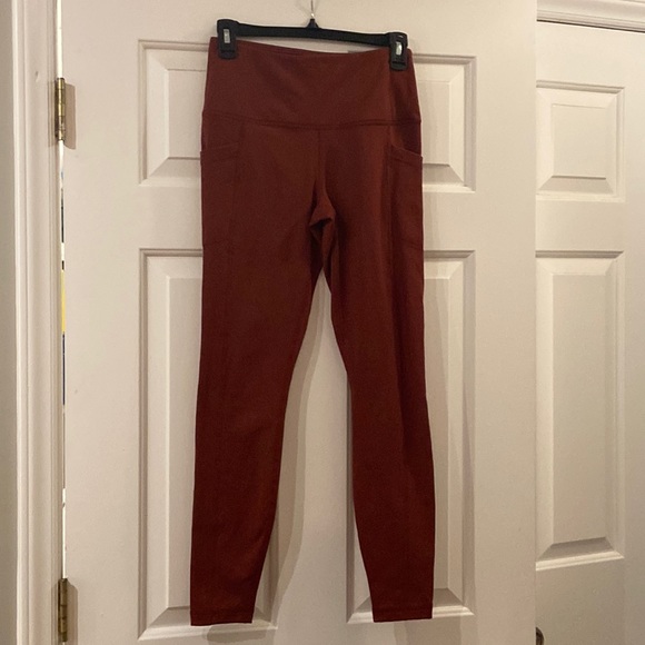 Yogalicious Lux Pants in a rust color - Picture 1 of 3